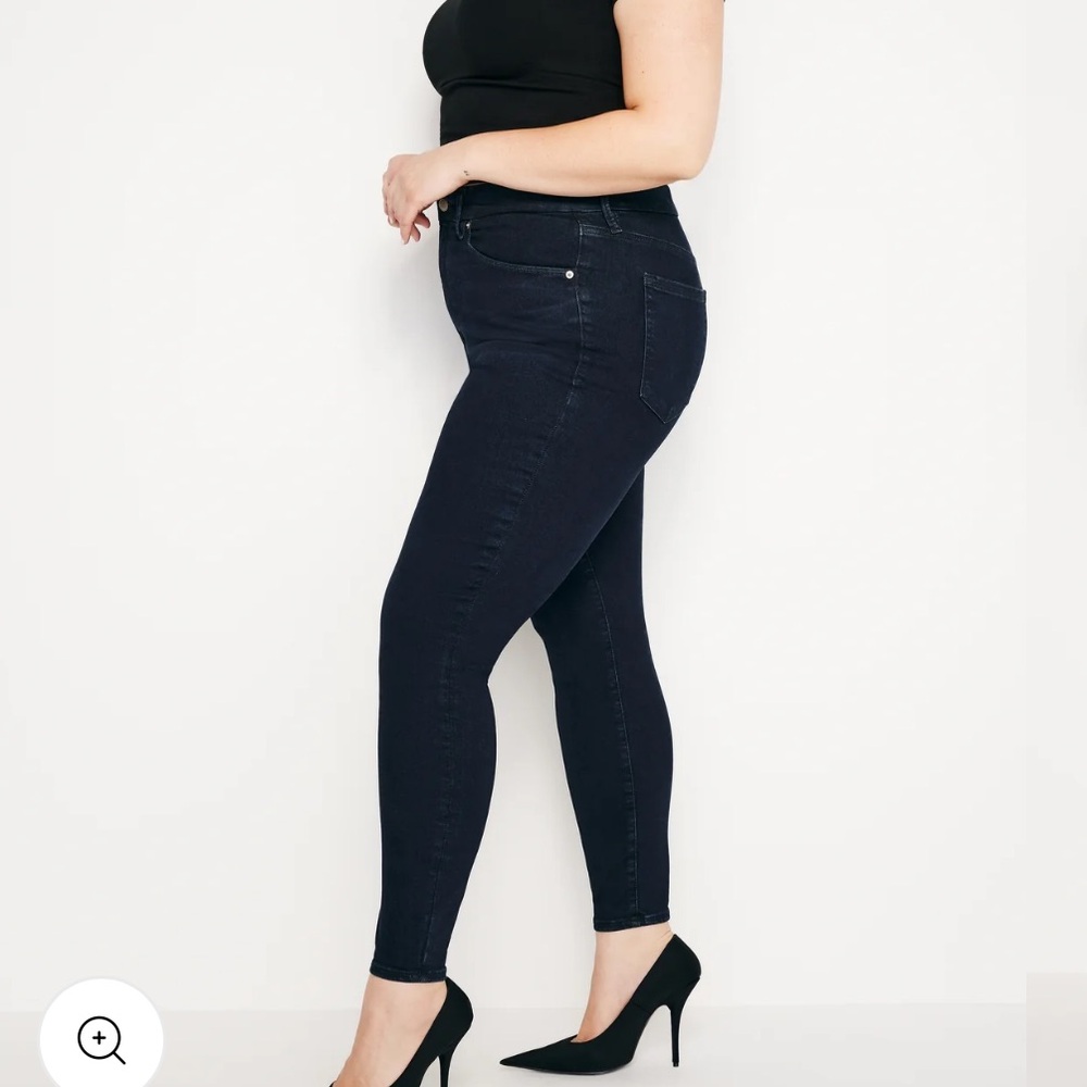 Good American Good Legs Always fits skinny jean dark Indigo size 28-32 NWT!